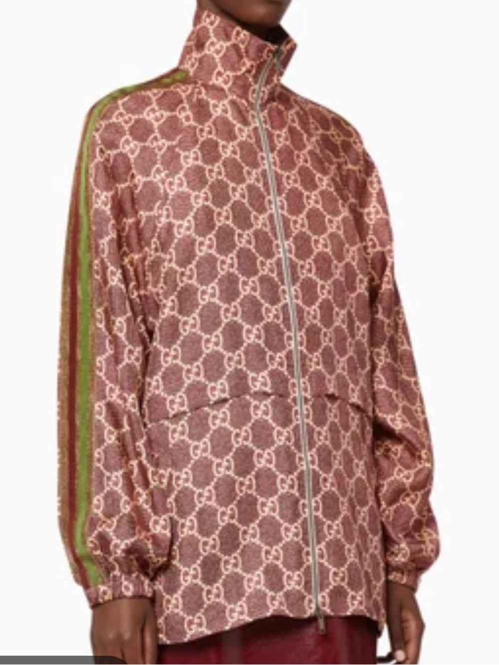 Gucci GG Logo Monogram Bomber Track Jacket NEW